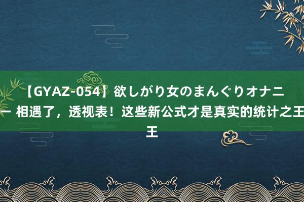 【GYAZ-054】欲しがり女のまんぐりオナニー 相遇了，透视表！这些新公式才是真实的统计之王