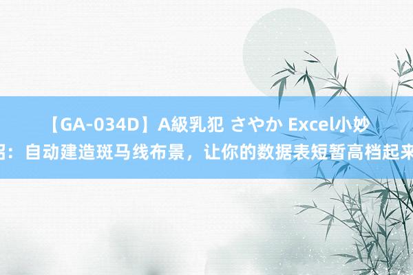 【GA-034D】A級乳犯 さやか Excel小妙招：自动建造斑马线布景，让你的数据表短暂高档起来！