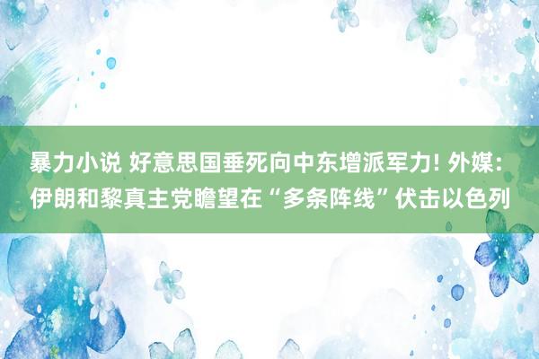 暴力小说 好意思国垂死向中东增派军力! 外媒: 伊朗和黎真主党瞻望在“多条阵线”伏击以色列