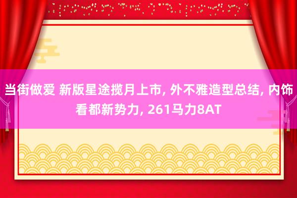 当街做爱 新版星途揽月上市, 外不雅造型总结, 内饰看都新势力, 261马力8AT