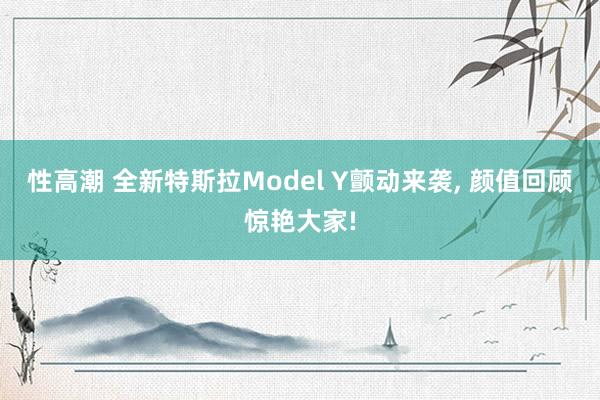 性高潮 全新特斯拉Model Y颤动来袭, 颜值回顾惊艳大家!