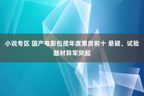 小说专区 国产电影包揽年度票房前十 悬疑、试验题材异军突起